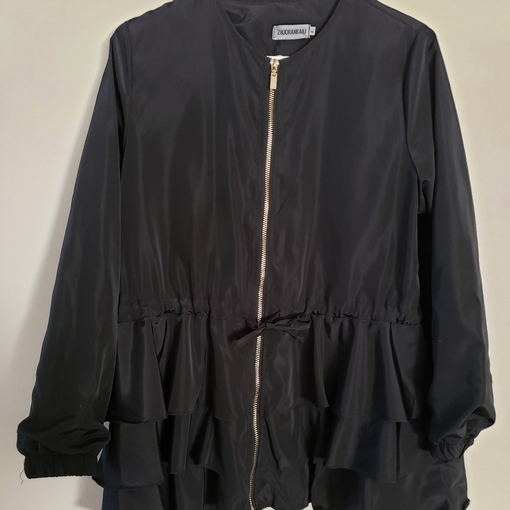 Peplum tiered jacket